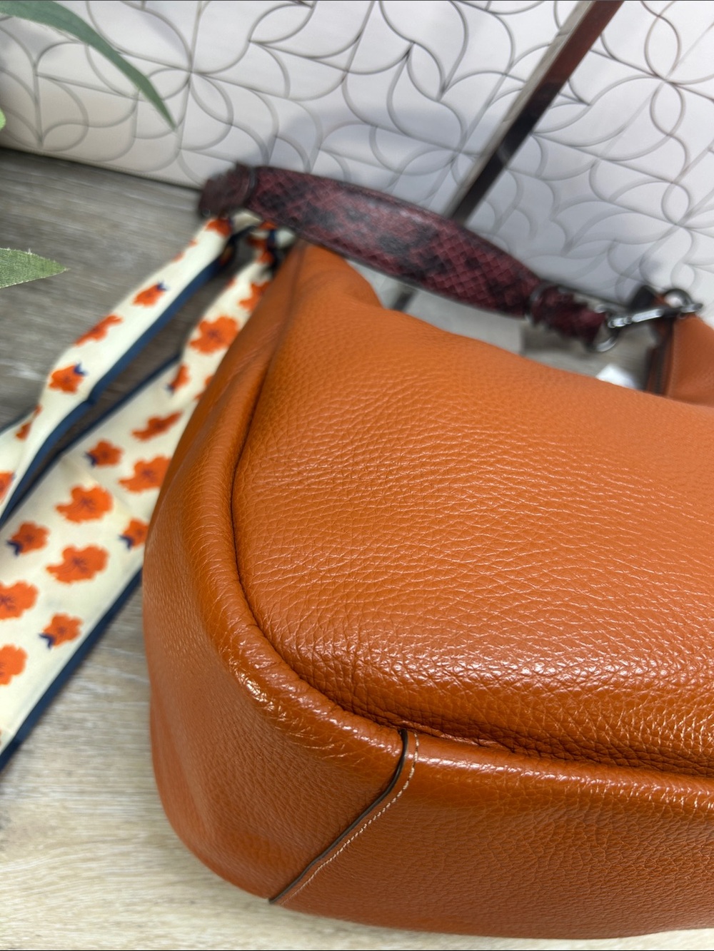 4068 Coach burnt orange Leather crossbody 268144068 - Picture 11 of 15